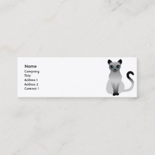 Cat - Skinny Mini Business Card
