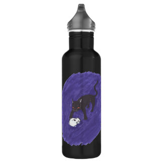 Cat & Skull 710 Ml Water Bottle