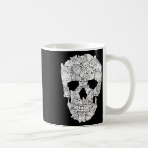 Cat Skull - Kitty Skeleton Halloween Costume Idea  Coffee Mug