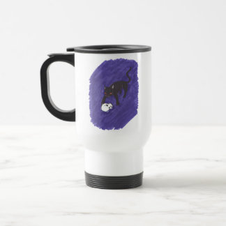 Cat & Skull Travel Mug