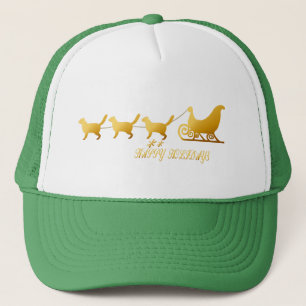 *Cat Sled Trucker Hat