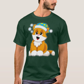 Cat Sleeping Nightcap T-Shirt