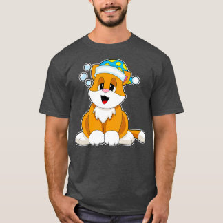 Cat Sleeping Nightcap T-Shirt