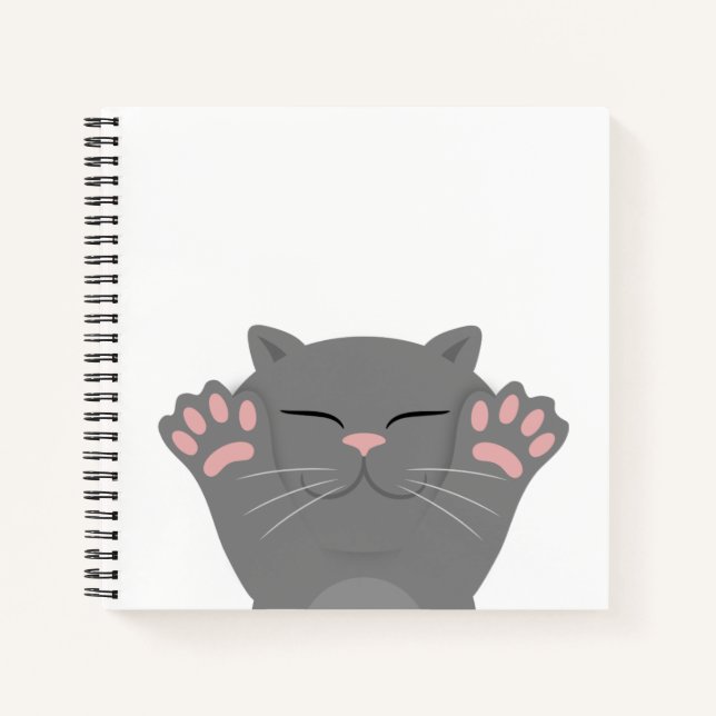 Cat Sleeping Notebook (Front)