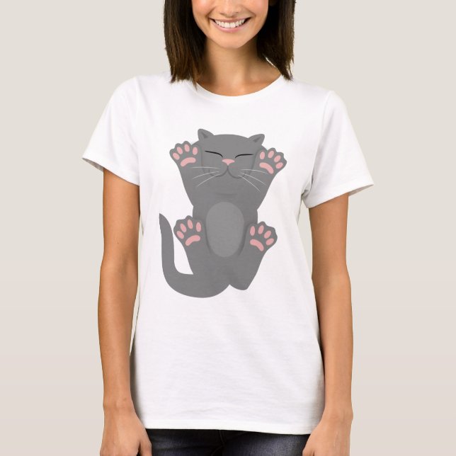 Cat Sleeping T-Shirt (Front)