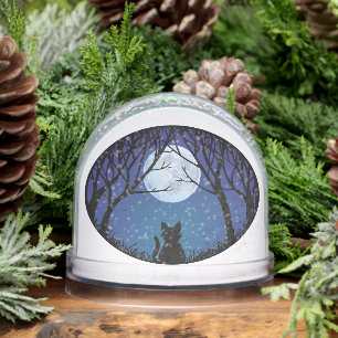 Cat Snow Globe Personalized Cat Lover Snow Globe