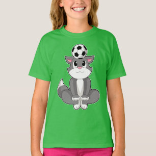 Cat Soccer player Soccer T-Shirt