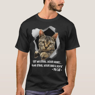 Cat Sofa Funny Sayings Cat Lover Gift T-Shirt