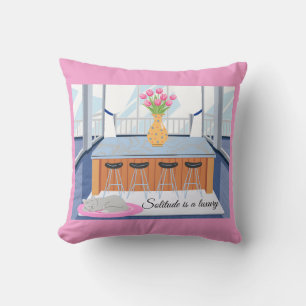 Cat Solitude is a Luxury Cushion