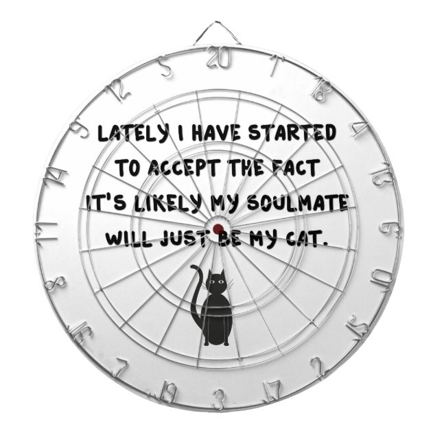Cat Soulmate Dartboard (Front)
