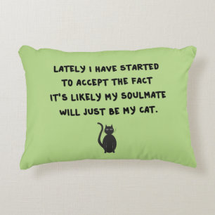 Cat Soulmate Decorative Cushion