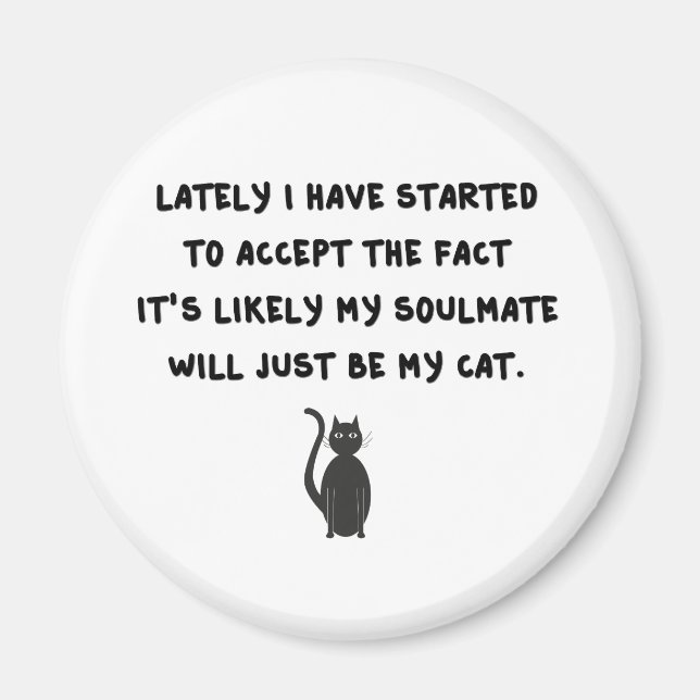 Cat Soulmate Magnet (Front)