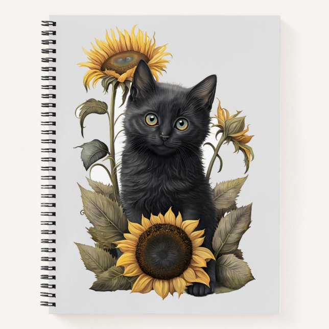 Cat Spiral Notebook (Front)