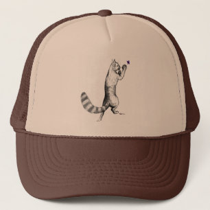 Cat Springing Trucker Hat