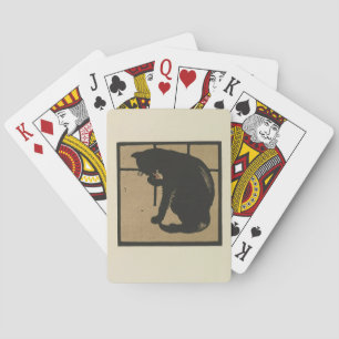 Cat - Square Animals Illustration Playing Cards