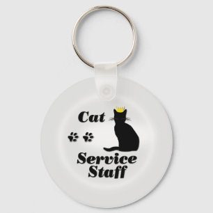 Cat Staff Key Ring