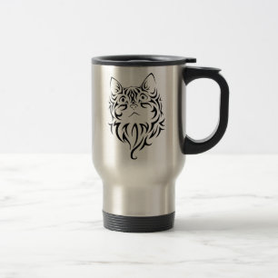 Cat Stainless Steel 15 oz Travel/Commuter Mug