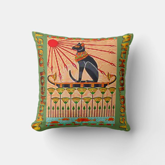 "Cat-staroveký" Cushion (Front)