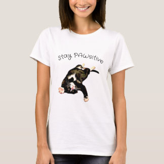 Cat Stay PAWsitive Meow T-Shirt