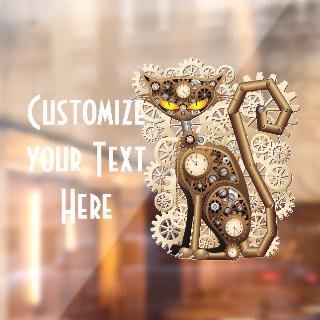 Cat Steampunk Vintage Retro Style Machine  (Sheet 2)