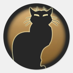 Cat Stickers Fun Halloween Cat Stickers Cat Lover