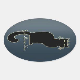 Cat Stickers Personalised Cat Stickers Cat Lover