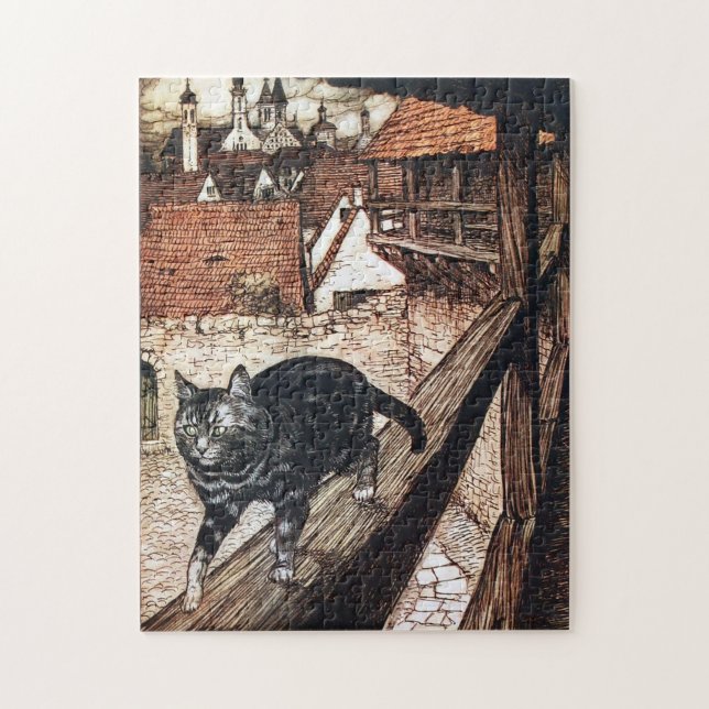 Cat Stole Away Jigsaw Puzzle (Vertical)