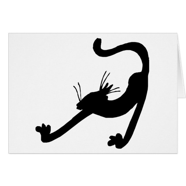 Cat Stretch Silhouette (Front Horizontal)