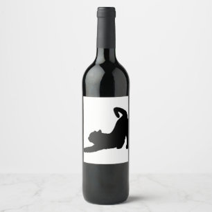 Cat Stretch Wine Label