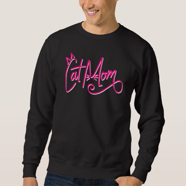 Cat Stuff For Cat Cat Mum Cat Things Sweatshirt (Front)