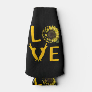 Cat Sunflower Gifts For Cat Lovers, Cat Mum Bottle Cooler