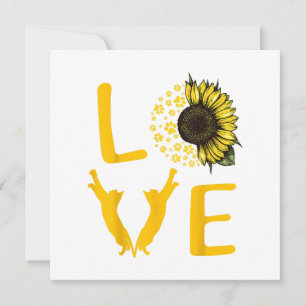 Cat Sunflower Gifts For Cat Lovers Cat Mum Save The Date
