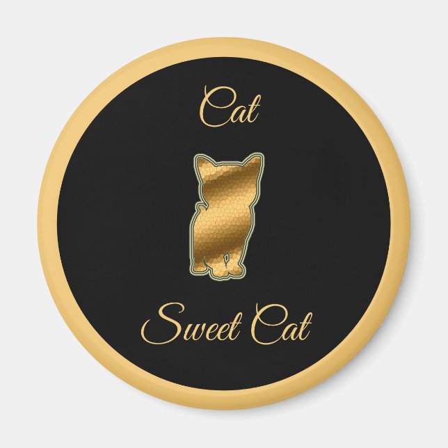 Cat Sweet Cat Magnet (Front)