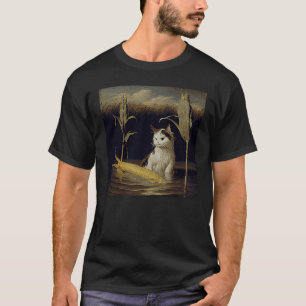 Cat Swimming Corn On The Cob T-Shirt