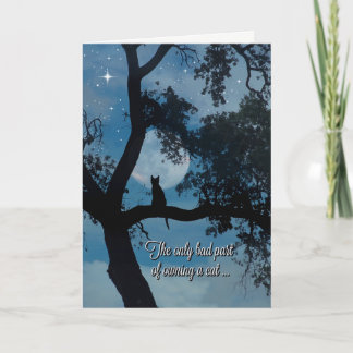 Cat Sympathy Card, Loss of Cat, Cat Condolences Card