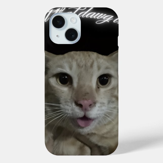 Cat t-shirt Case-Mate iPhone case (Back)