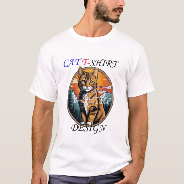 Cat T-shirt Design (Front)