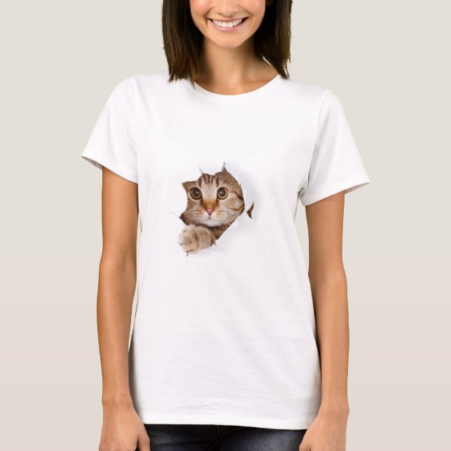 Cat t shirt for women  (Front)