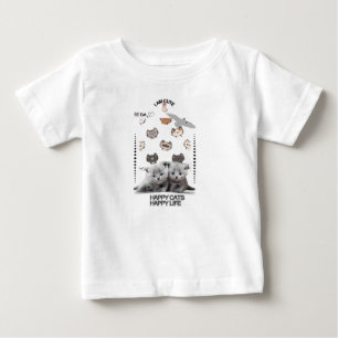 Cat T-Shirt Funny Kitty cute Style