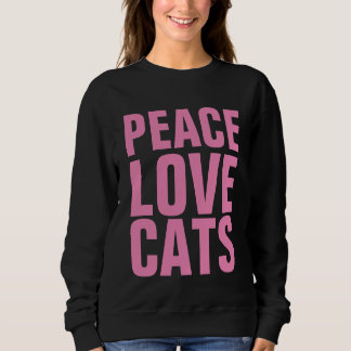 CAT T-Shirts for Christmas PEACE LOVE