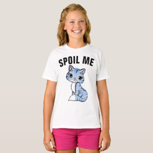 CAT t-shirts for Girls, SPOIL ME
