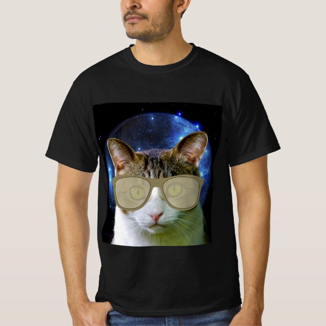CAT T-shirts SPACE CAT (Front)