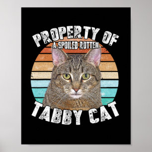Cat Tab Funny Cat Lover Gifts For Men  Poster