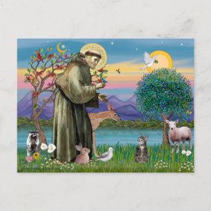 Cat (Tabby 2) - Saint Francis Postcard