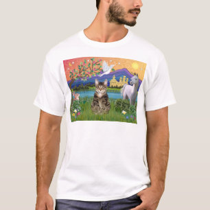 Cat -(Tabby) - Fantasy Land T-Shirt