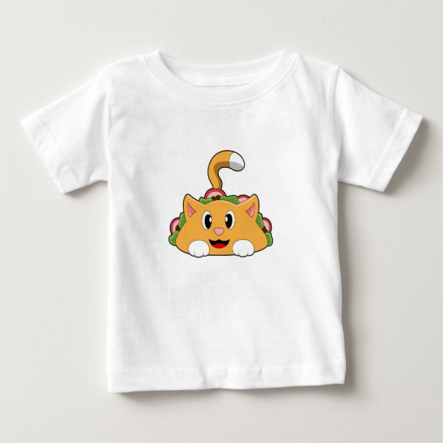 Cat Taco Baby T-Shirt (Front)