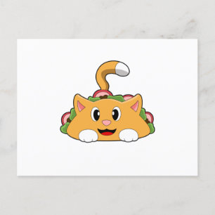Cat Taco Postcard