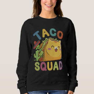 Cat Taco Squad Cinco De Mayo Mexican Party Fiesta  Sweatshirt