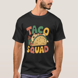 Cat Taco Squad Cinco De Mayo Mexican Party Fiesta  T-Shirt