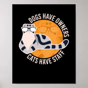 Cat Tail Speak Cat Kitten Meow Animal Poster